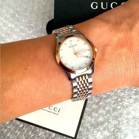 BEAUTIFUL ladies GUCCI watch w/ diamonds 💎💎 - Picture 9 of 14